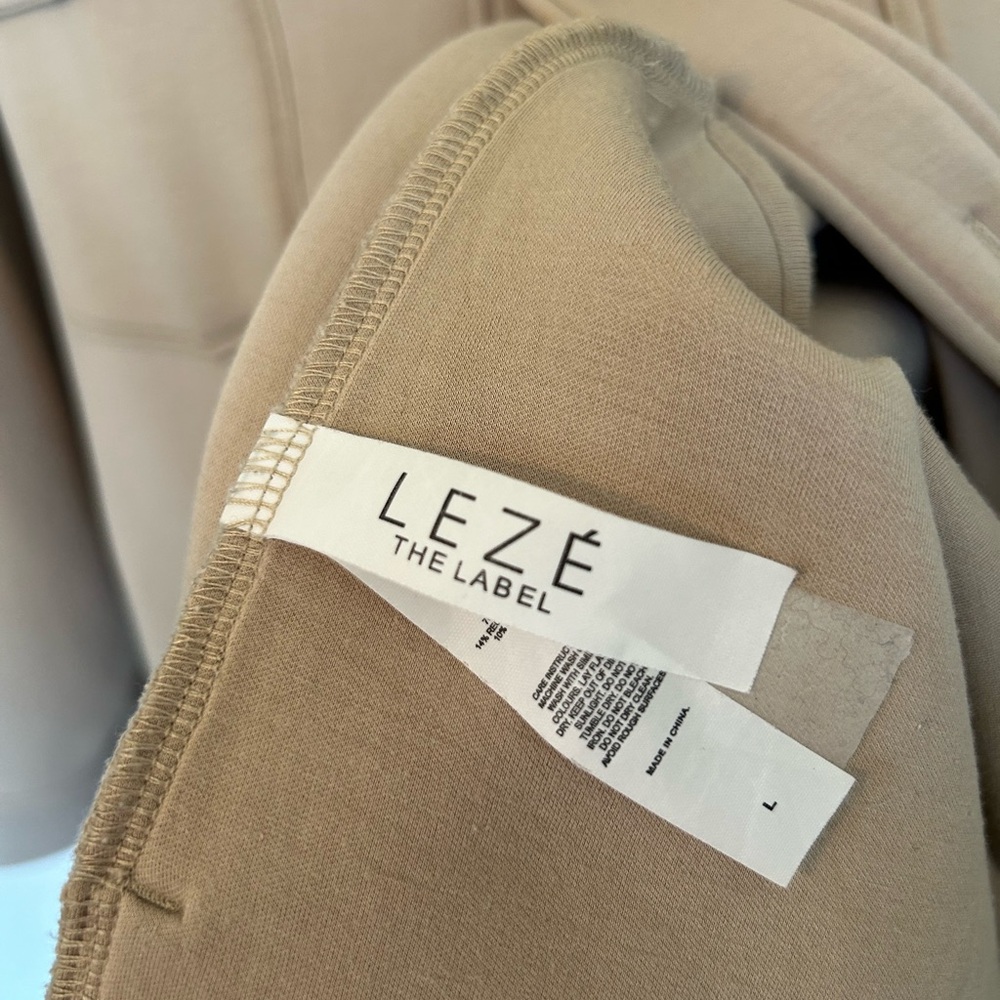 Leze the Label Women’s Lounge Set Size L - Taupe - Picture 7 of 7